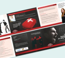 A5 Luxury 6 Page Leaflet - (Double Sided) Folded